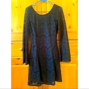 Black Xhilaration A-Line Dress